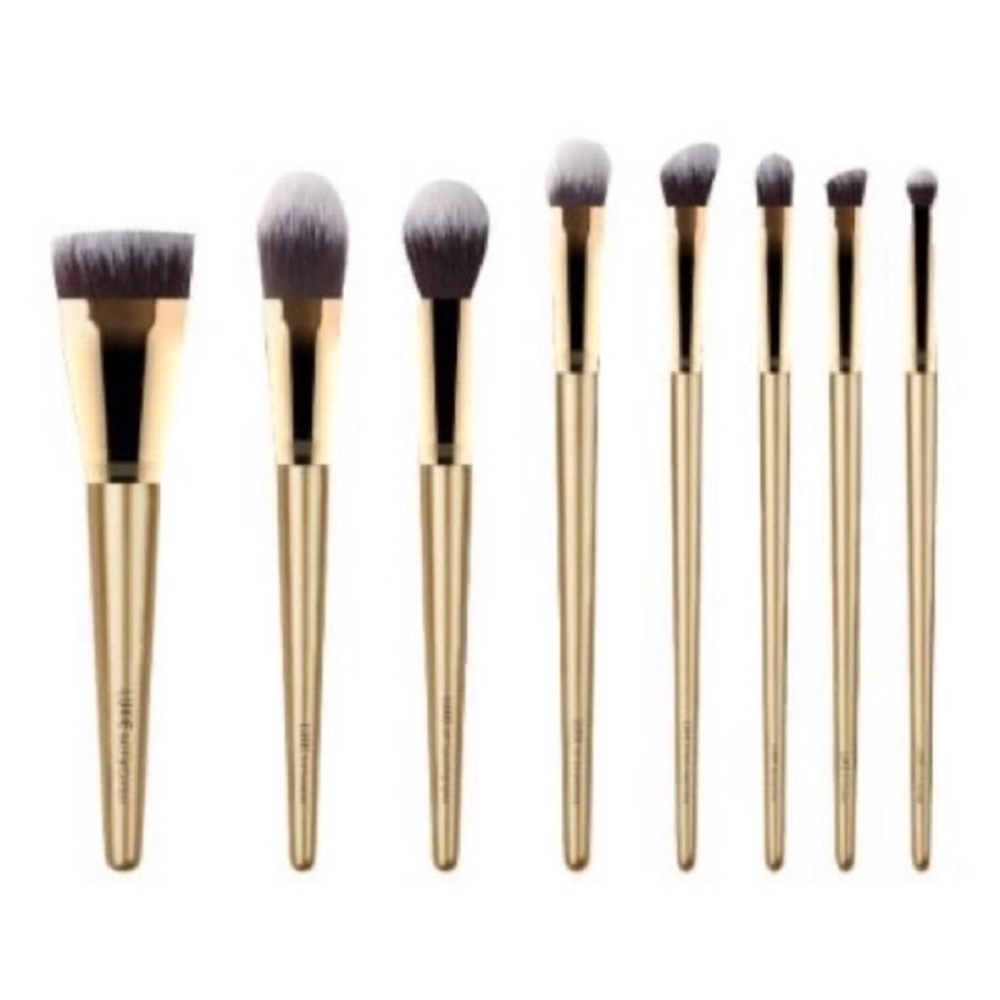 LUXIE Glitter and Gold Brush Set